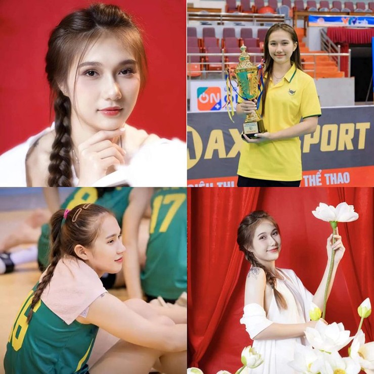 Nguyễn Lan Vy: "Hot girl" bóng chuyền Long An 18 tuổi gây “sốt” vì... quá xinh- Ảnh 1.