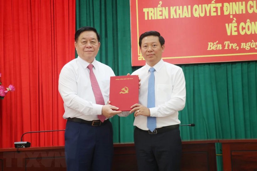 Phó trưởng Ban Tuyên giáo Trung ương Trần Thanh Lâm làm Phó Bí thư Bến Tre- Ảnh 1.