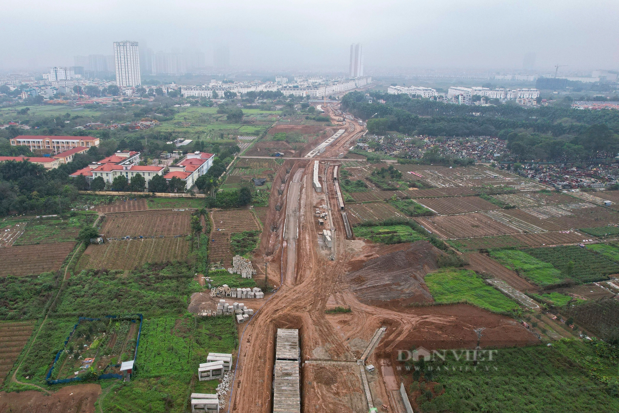Toàn cảnh tuyến đường trị giá hơn 740 tỷ đồng nối 2 quận ở Hà Nội sắp thông xe- Ảnh 10.