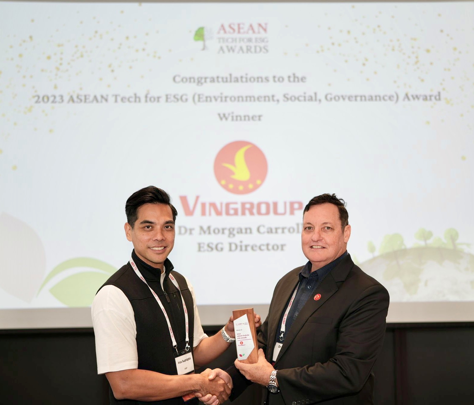 Vingroup giành giải thưởng công nghệ bền vững Asean 2023- Ảnh 1.