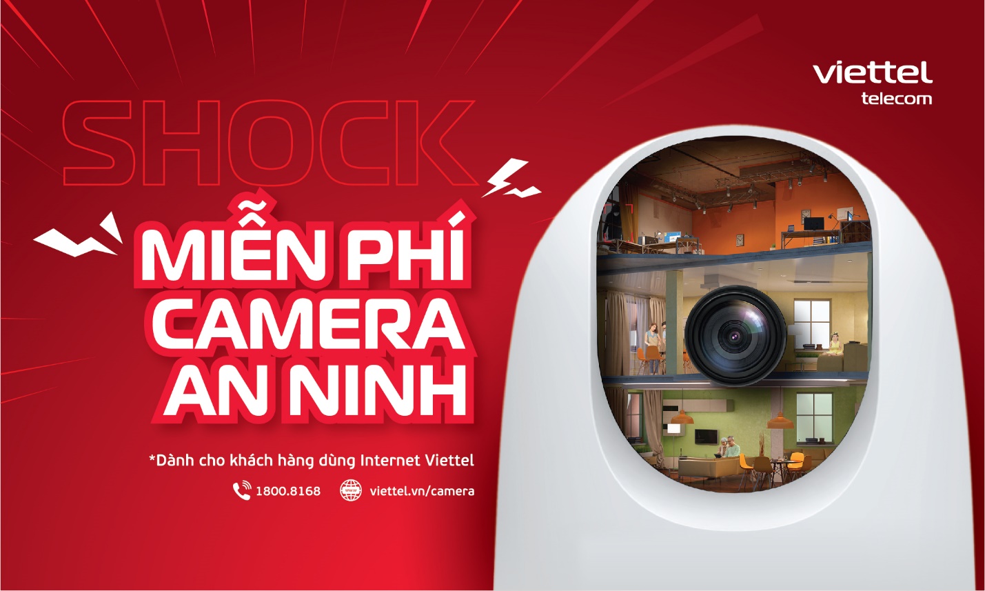 Miễn phí camera an ninh cho toàn bộ khách hàng dùng Internet Viettel- Ảnh 1.