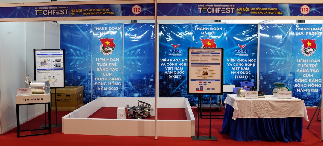 Techfest Hanoi 2023: Ấn tượng với sự sáng tạo, đột phá của Viện Khoa học và Công nghệ Việt Nam - Hàn Quốc - Ảnh 1.