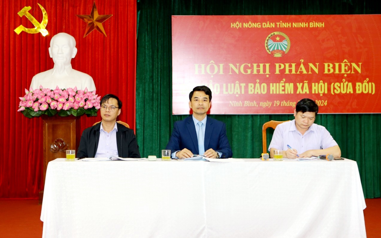 Hội Nông dân tỉnh Ninh Bình tổ chức phản biện xã hội đối với dự thảo Luật Bảo hiểm xã hội (sửa đổi)