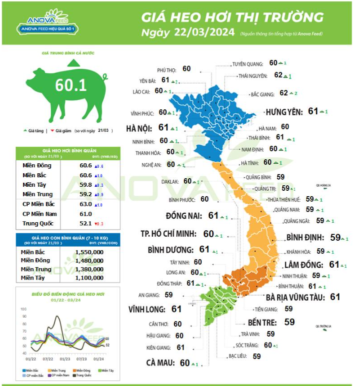 Giá lợn hơi tăng trên diện rộng, miền Bắc xuất hiện đỉnh giá mới trên thị trường- Ảnh 1.