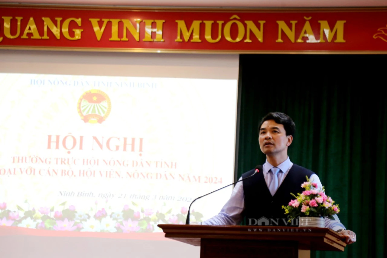 Thường trực Hội Nông dân tỉnh Ninh Bình đối thoại với cán bộ, hội viên nông dân năm 2024- Ảnh 4.