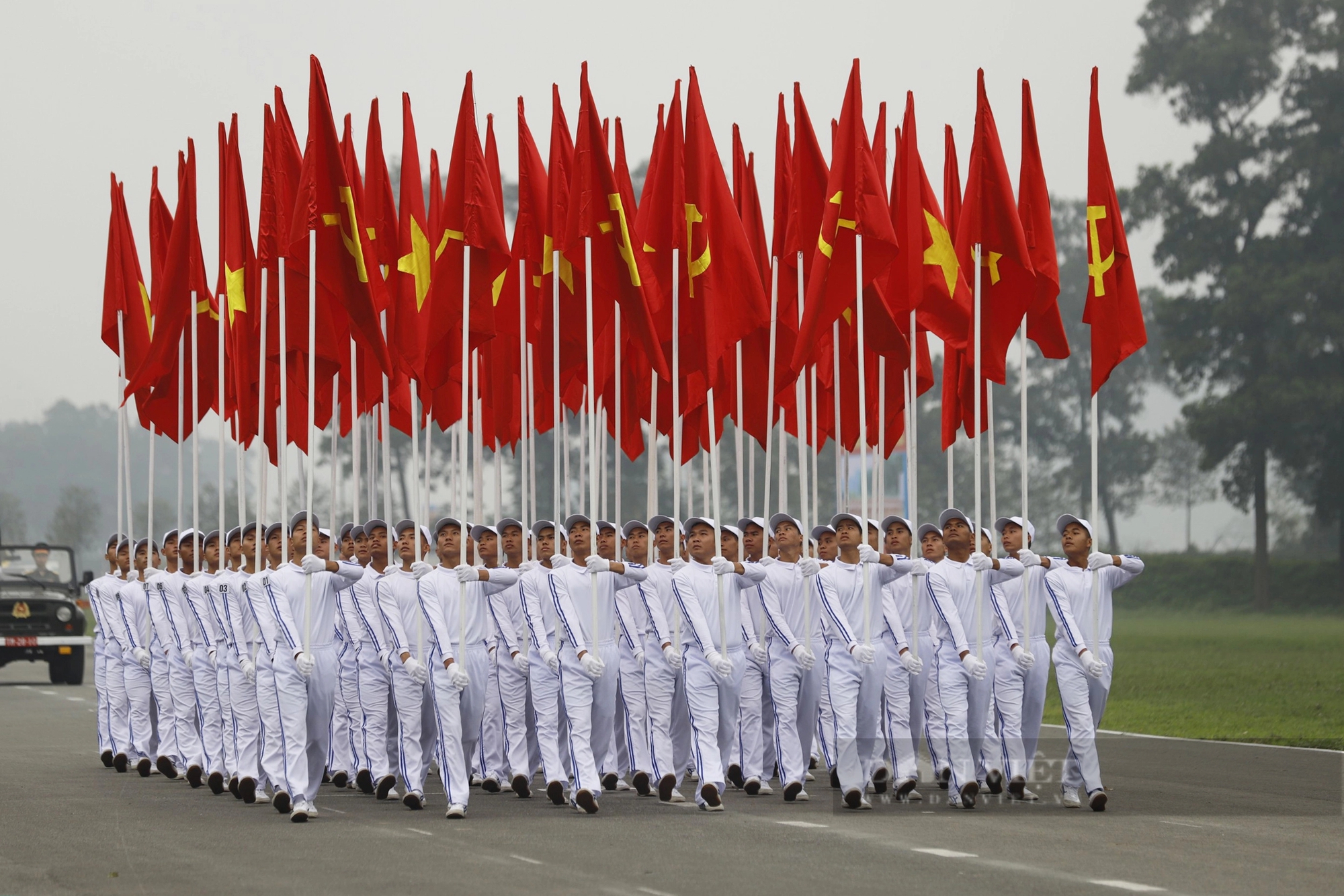 Hình ảnh mới nhất về các lực lượng tham gia diễu binh, diễu hành kỷ niệm 70 năm chiến thắng Điện Biên Phủ- Ảnh 4.