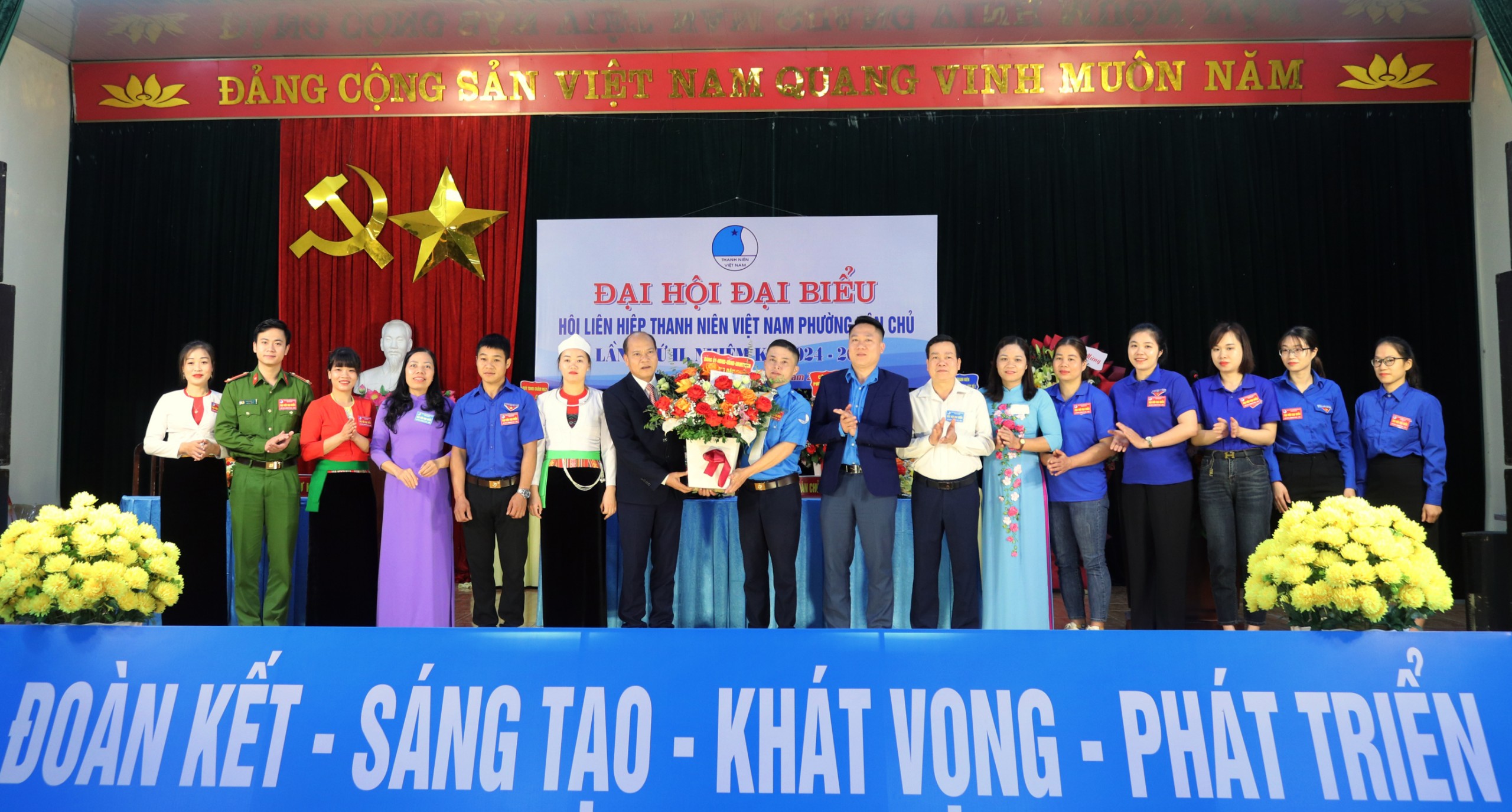Đại hội Đại biểu Hội Liên hiệp Thanh niên Việt Nam phường Dân Chủ lần thứ II, nhiệm kỳ 2024 - 2029- Ảnh 5.