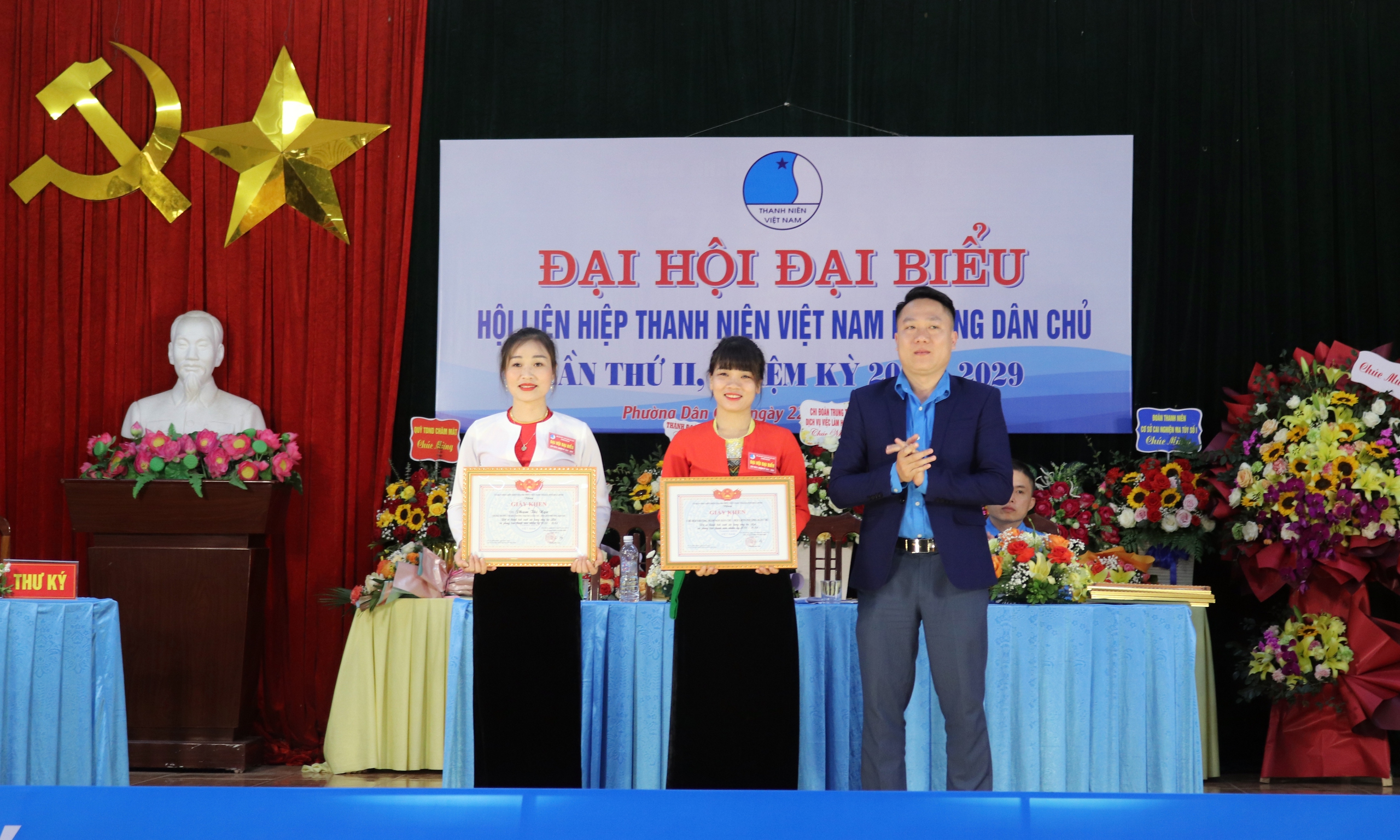 Đại hội Đại biểu Hội Liên hiệp Thanh niên Việt Nam phường Dân Chủ lần thứ II, nhiệm kỳ 2024 - 2029- Ảnh 6.