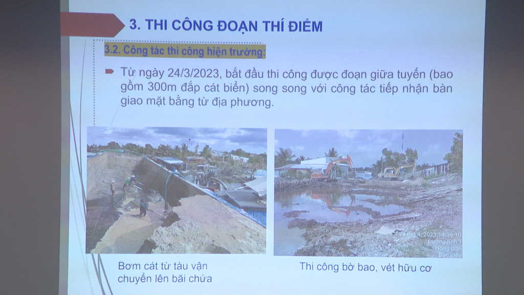 Quảng Ninh xin mở rộng thí điểm dùng cát biển làm nền đường- Ảnh 2.