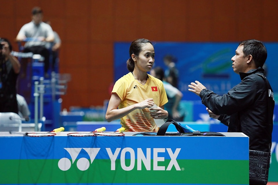 Vũ Thị Anh Thư dừng bước tại tứ kết giải Ruichang China Masters 2024 - Ảnh 1.