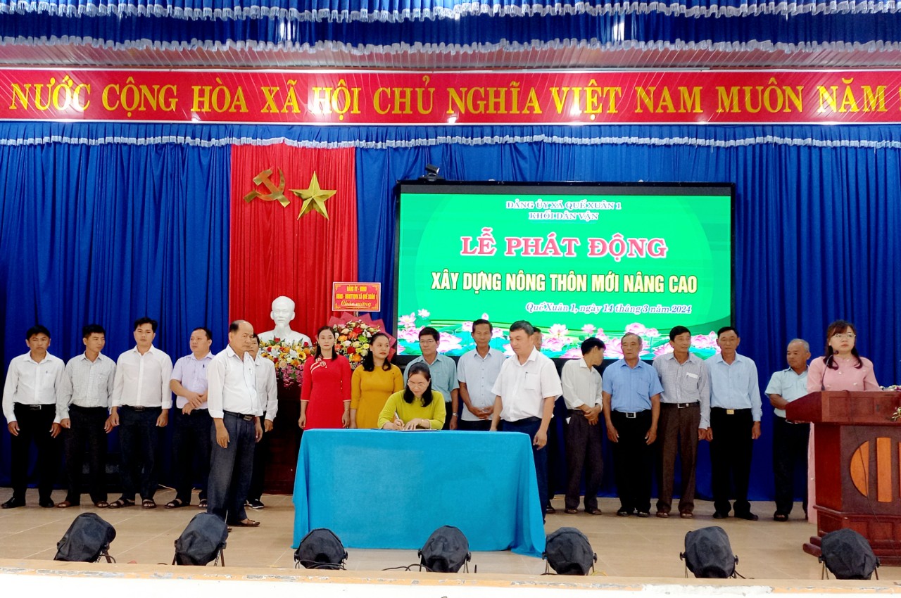 Xã Quế Xuân 1 của Quảng Nam phấn đấu hoàn thành xã nông thôn mới nâng cao cuối năm 2024- Ảnh 2.