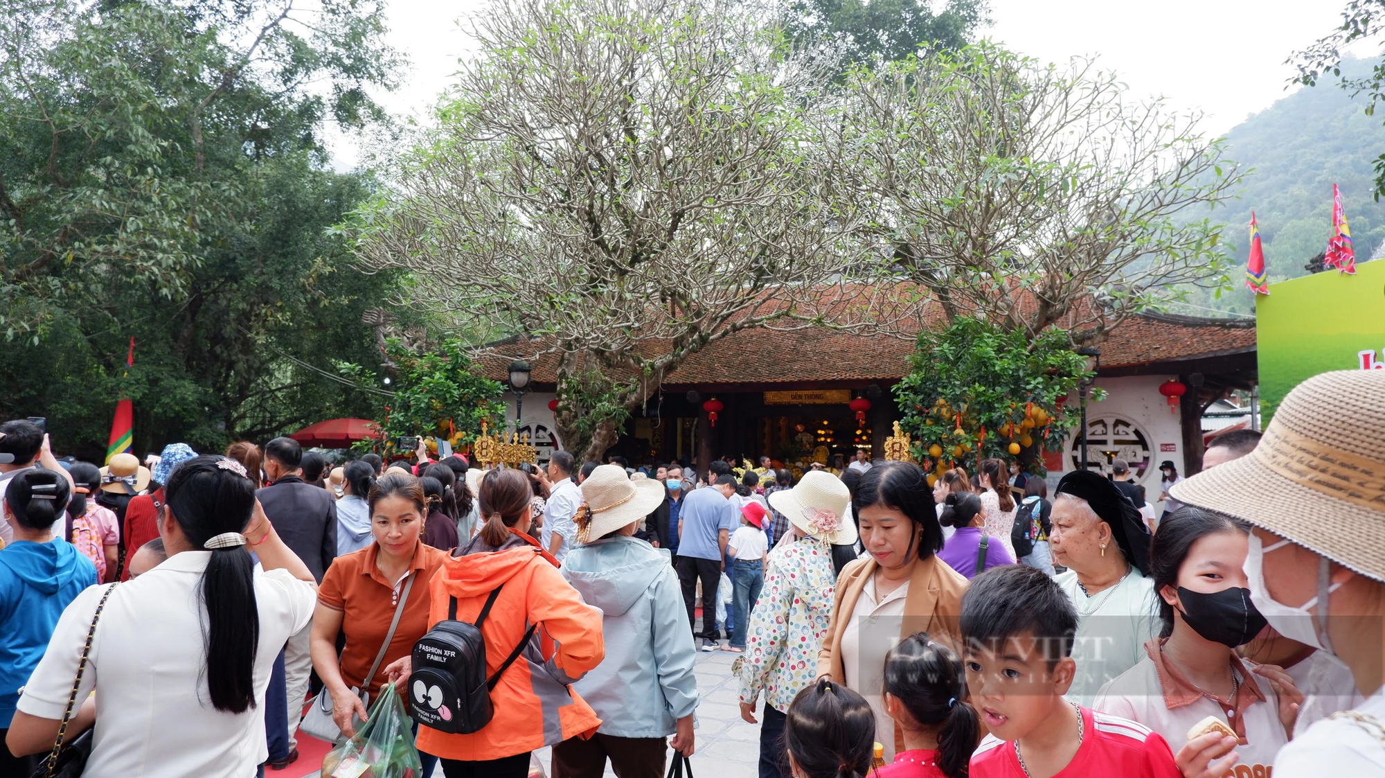Lễ hội Tây Thiên 2024: Rực rỡ đoàn rước kiệu kéo dài 2km, thu hút hàng nghìn người theo- Ảnh 14.
