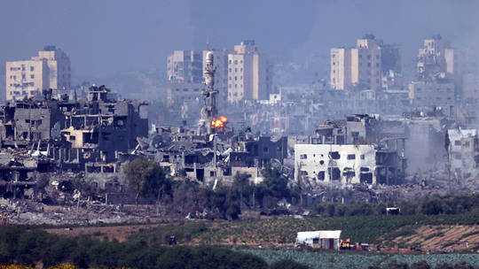 Hội đồng Bảo an kêu gọi ngừng bắn ngay lập tức ở Gaza, Mỹ bỏ phiếu trắng- Ảnh 1.