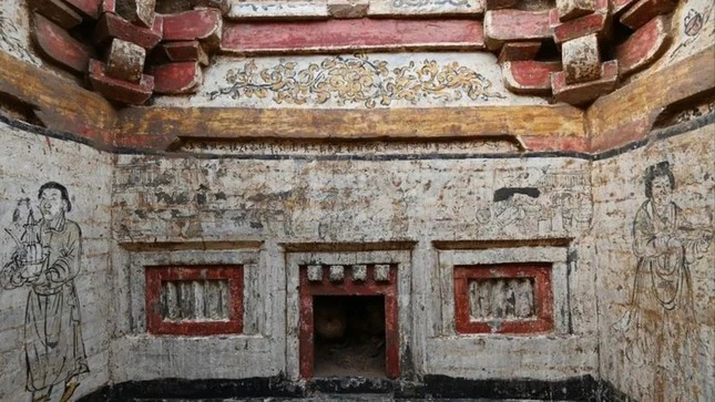 Bí ẩn ngôi mộ cổ xa hoa hơn 800 năm tuổi của triều đại Đại Tấn- Ảnh 1.