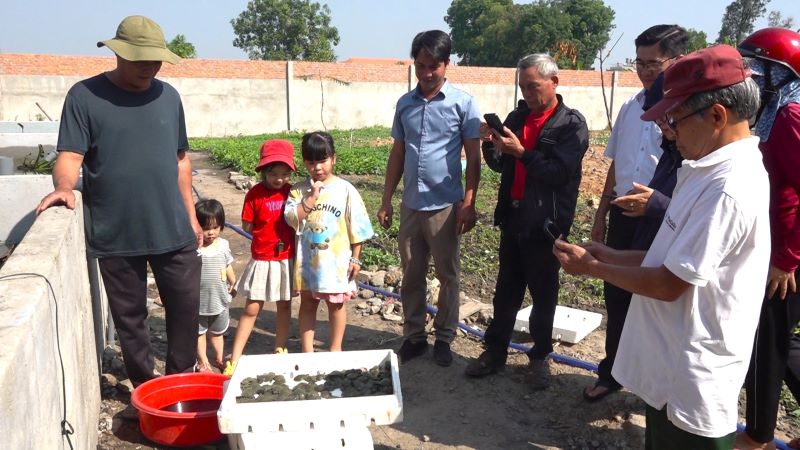 Ở một phường của Biên Hòa, tỉnh Đồng Nai, Hội Nông dân đang nuôi thử nghiệm 1.000 con đặc sản này- Ảnh 1.