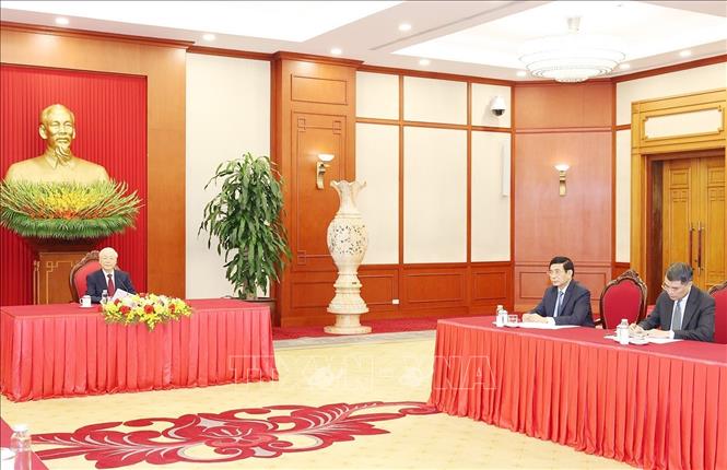 Tổng Bí thư Nguyễn Phú Trọng điện đàm với Tổng thống Nga Putin, chia buồn về vụ khủng bố- Ảnh 1.