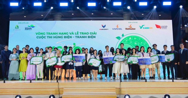 Tìm ra nhà vô địch cuộc thi hùng biện – tranh biện Tiếng nói Xanh- Ảnh 3.