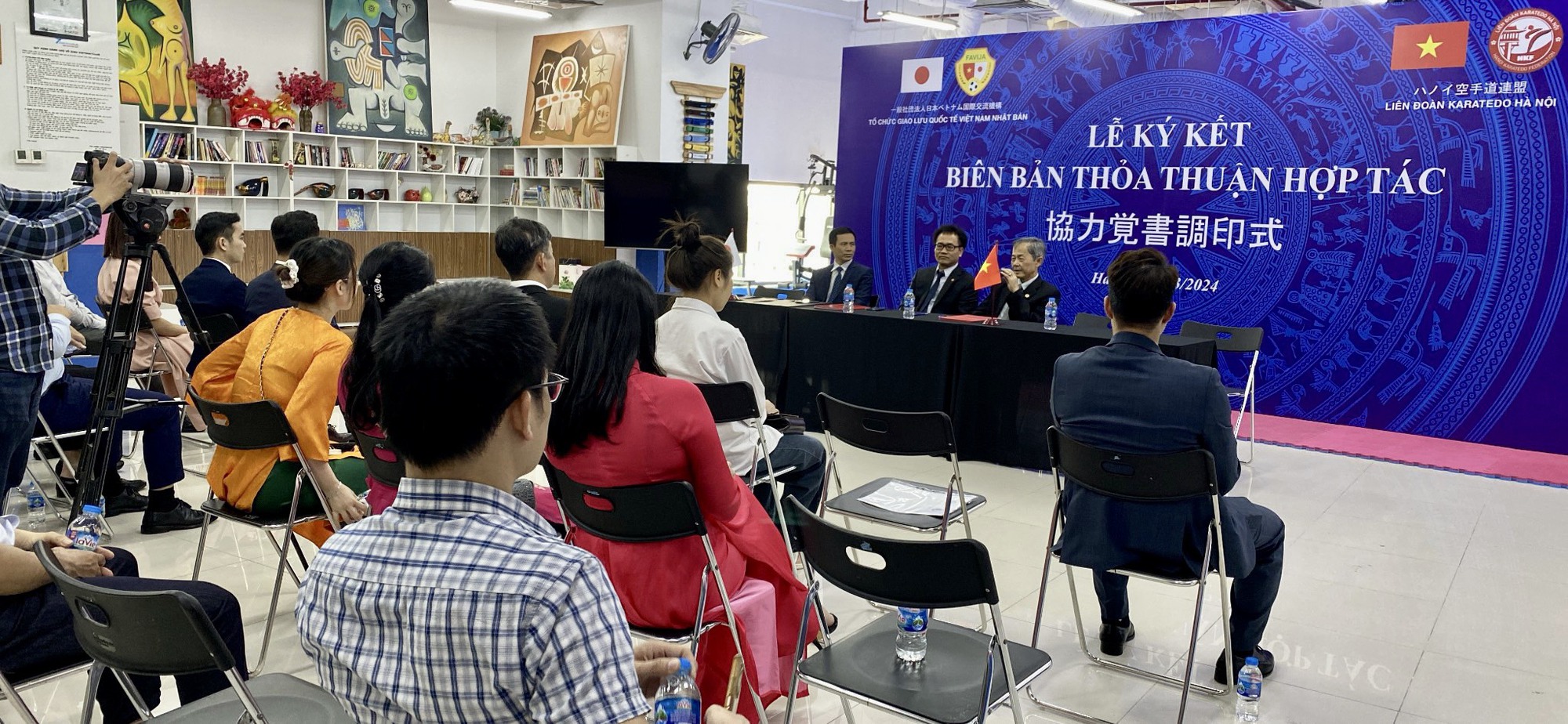 Liên đoàn Karatedo Hà Nội ký hợp tác quảng bá và giao lưu văn hoá Việt - Nhật- Ảnh 3.