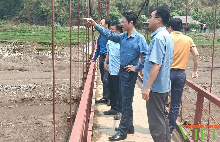 Phó Chủ tịch UBND tỉnh Lai Châu Hà Trọng Hải kiểm tra công tác phòng chống thiên tai tại huyện Than Uyên- Ảnh 1.