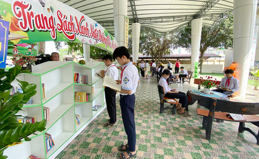 "Loá mắt" trước những thư viện xịn sò của các trường đình đám ở Hà Nội: Học sinh đi học thích không muốn về- Ảnh 16.