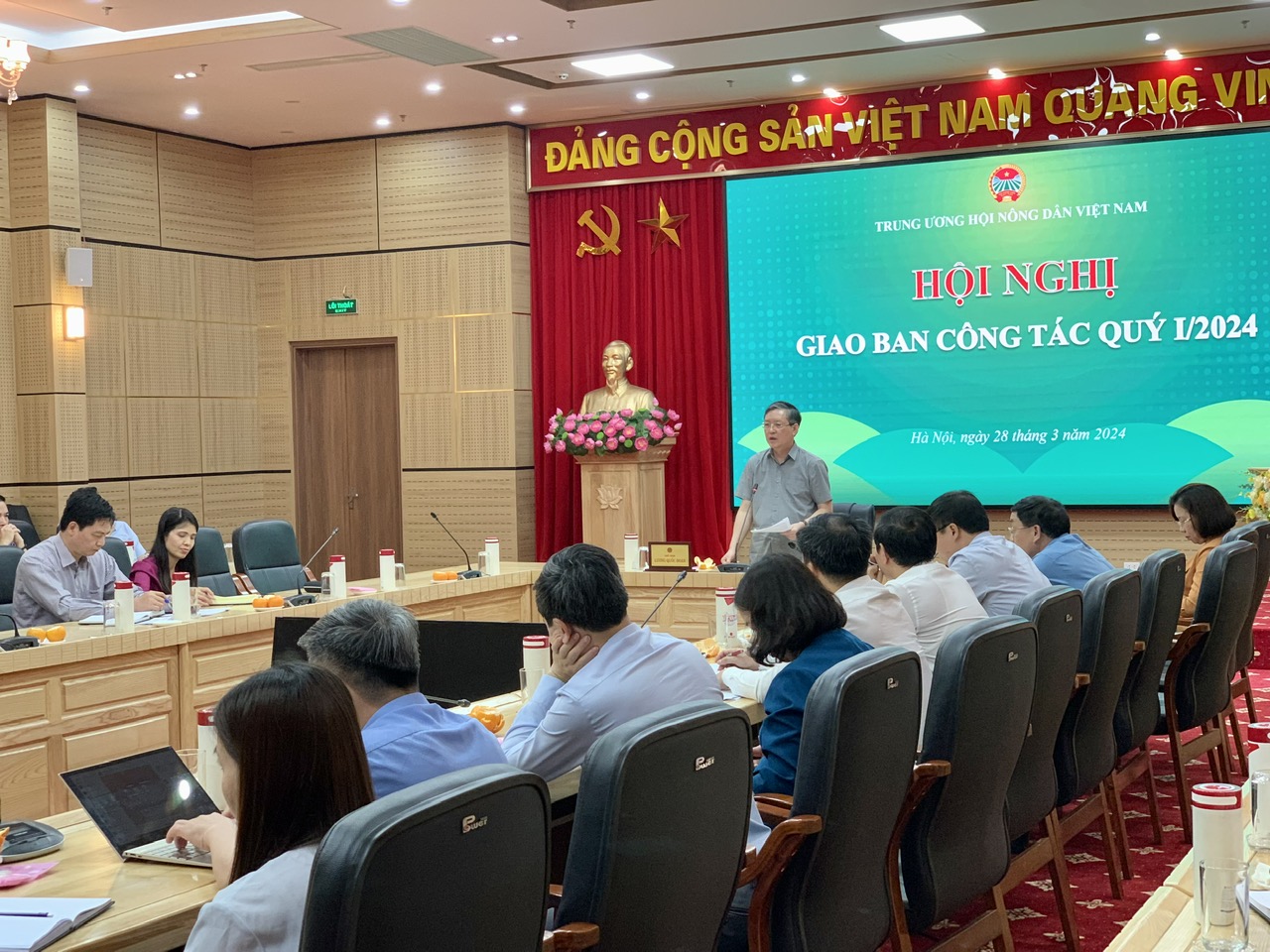Chủ tịch Hội Nông dân Việt Nam Lương Quốc Đoàn đưa ra 5 nhiệm vụ, yêu cầu tại Hội nghị giao ban Quý I/2024- Ảnh 1.