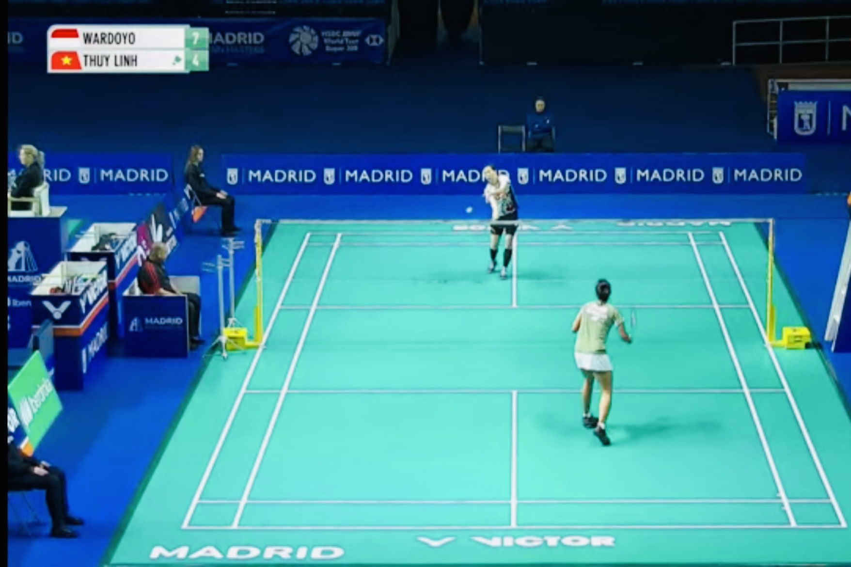 Thua tay vợt 20 tuổi Indonesia, Nguyễn Thùy Linh dừng bước tại giải Madrid Masters 2024- Ảnh 2.