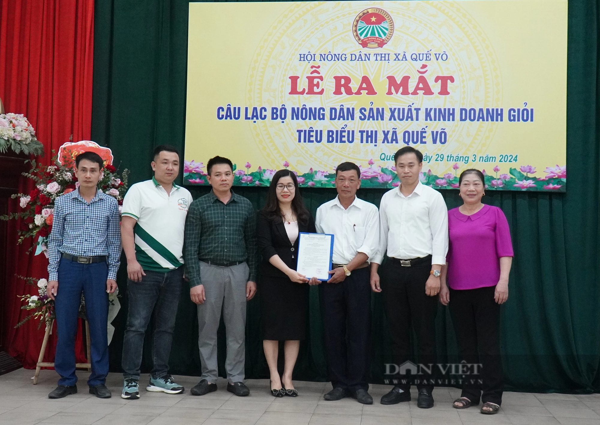 Hội Nông dân thị xã Quế Võ ra mắt câu lạc bộ nông dân sản xuất kinh doanh giỏi tiêu biểu- Ảnh 2.