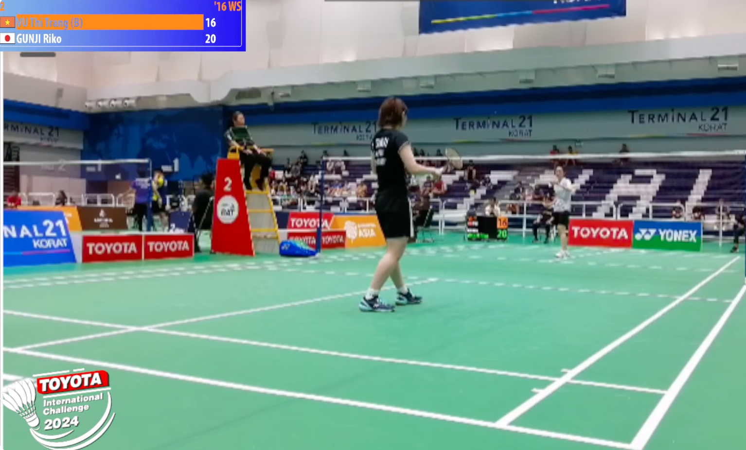 Thua tay vợt Nhật Bản kém 10 tuổi, Vũ Thị Trang dừng bước ở tứ kết giải cầu lông quốc tế Thái Lan- Ảnh 1.
