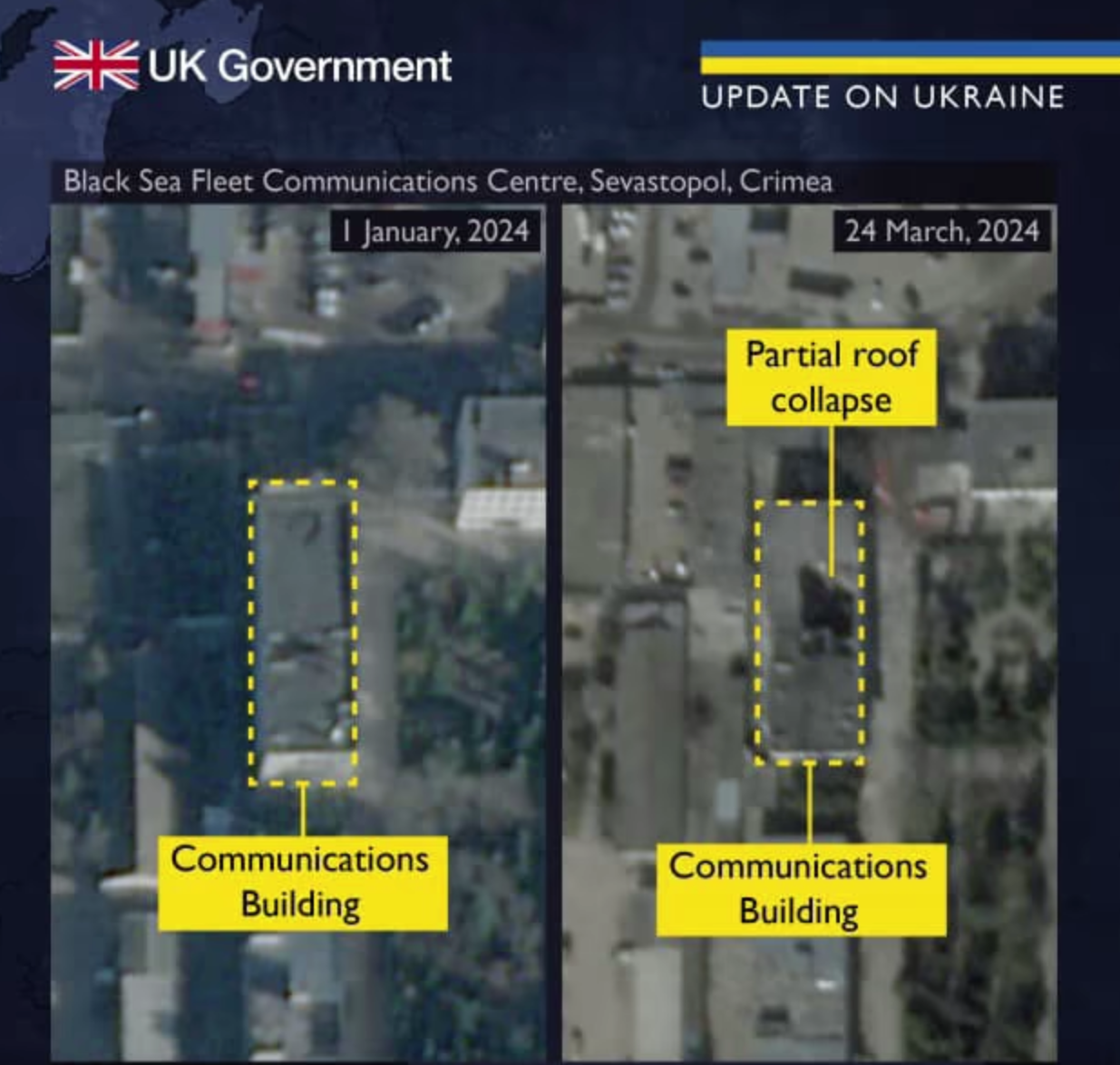 Tình báo Anh tung bằng chứng về tổn thất nặng trong cuộc tấn công của Ukraine vào Sevastopol, Crimea- Ảnh 2.