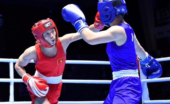 Vòng loại boxing Olympic 2024: Nguyễn Thị Tâm thúc thủ tại Italia- Ảnh 1.