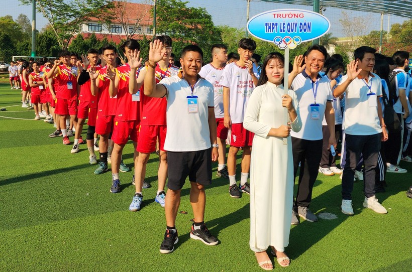 Hơn 2.500 vận động viên tranh tài tại Hội khỏe Phù Đổng tỉnh Đắk Lắk lần thứ XVI- Ảnh 3.