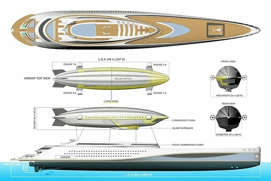 Siêu du thuyền khổng lồ kết hợp khí cầu đạt tốc độ 167 km/h- Ảnh 2.