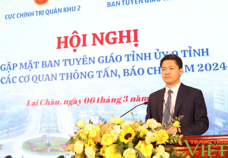 Lai Châu: Gặp mặt Ban Tuyên giáo, báo chí 9 tỉnh trên địa bàn Quân khu 2- Ảnh 1.