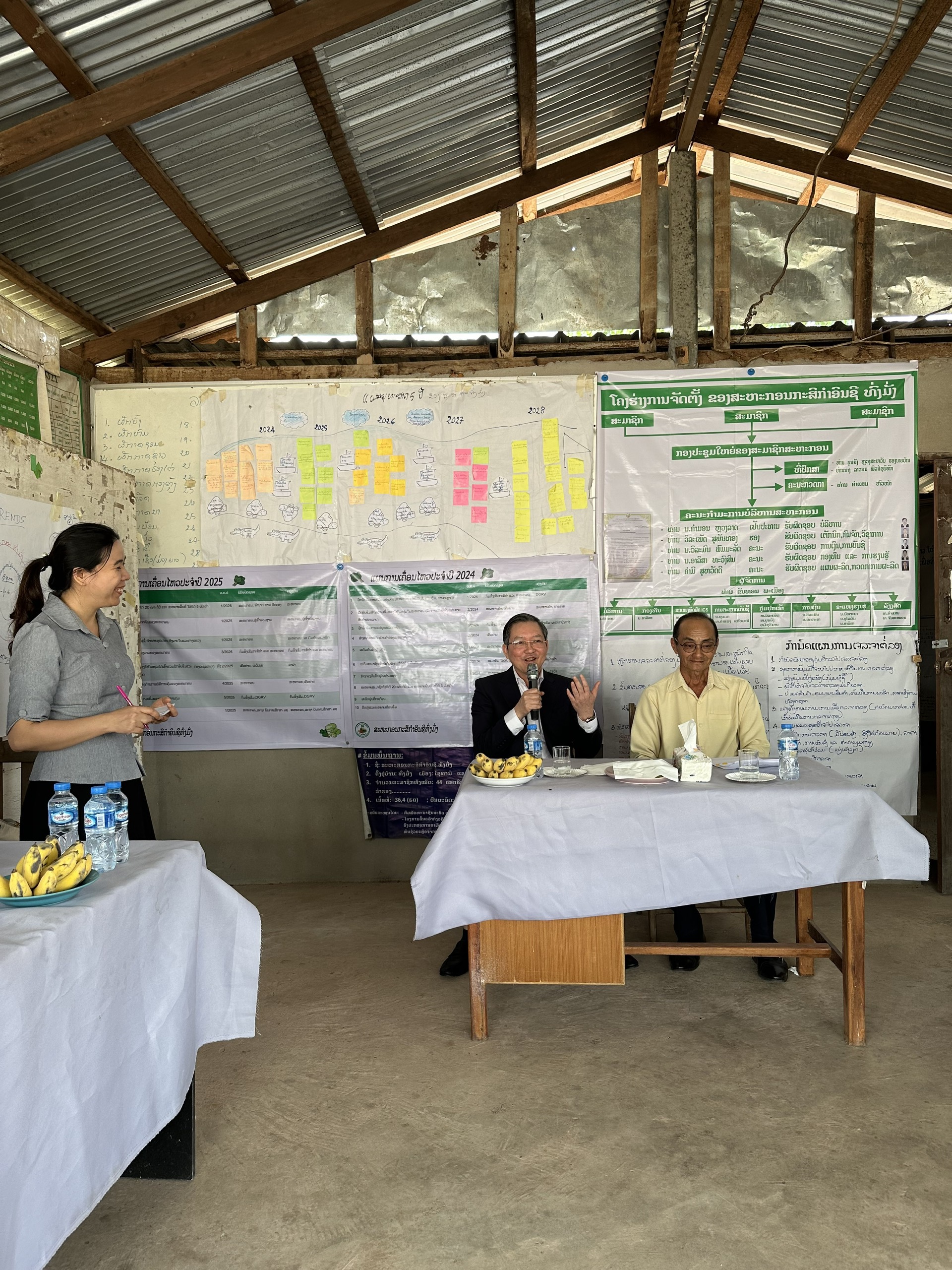 Chủ tịch Hội Nông dân Việt Nam Lương Quốc Đoàn thăm Hợp tác xã Nông nghiệp hữu cơ Thồng Mằng tại Lào- Ảnh 3.