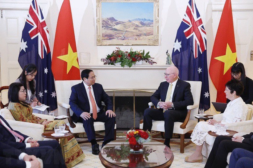 Thủ tướng Chính phủ Phạm Minh Chính hội kiến Toàn quyền Australia David Hurley- Ảnh 1.