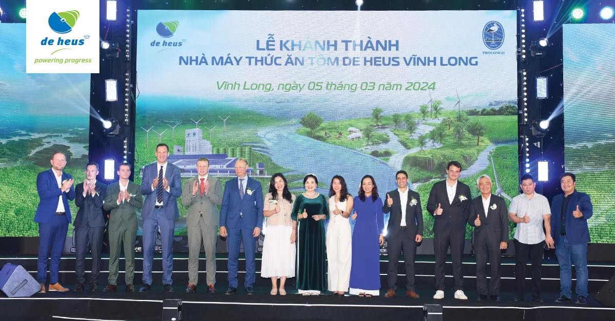 Tỉnh Vĩnh Long có thêm nhà máy thức ăn nuôi tôm 5 dây chuyền, "đòn bẩy" cho nghề nuôi tôm ĐBSCL- Ảnh 1.