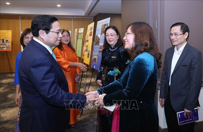 Thủ tướng Phạm Minh Chính gặp Hội doanh nhân, Hội trí thức Việt Nam tại Australia- Ảnh 2.