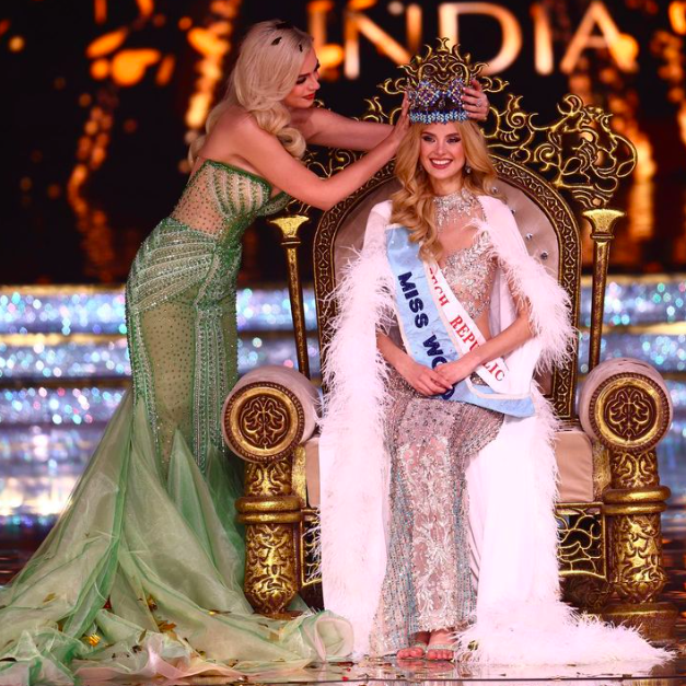 Nhan sắc xinh đẹp đầy mê hoặc của tân Miss World 2024 được khen ngợi như "búp bê sống"- Ảnh 1.