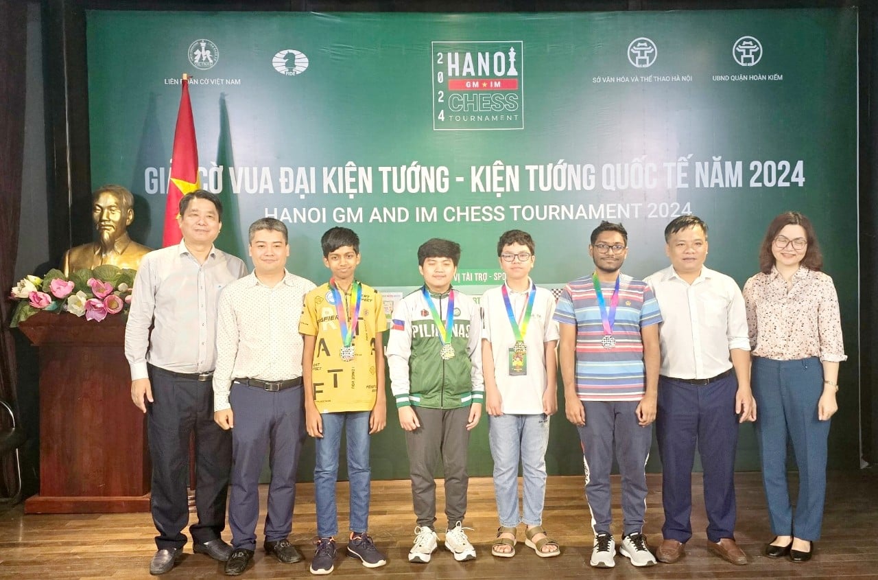 Kỳ thủ Việt Nam giành chuẩn Kiện tướng quốc tế từ giải cờ vua quốc tế Hà Nội - Ảnh 1.