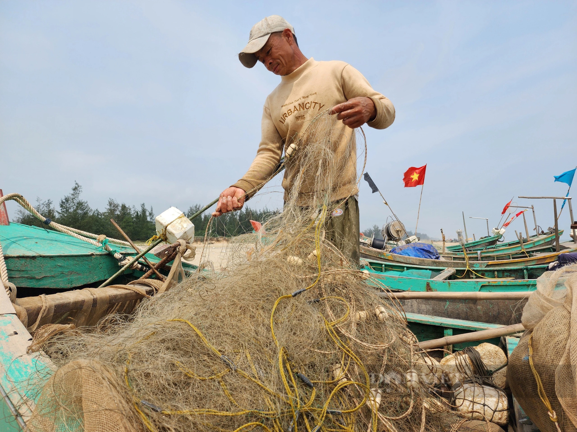 Ra biển Hà Tĩnh vớt hàng tấn "con lùng nhùng" mềm bún bán cho người ta làm vô số món ngon- Ảnh 4.