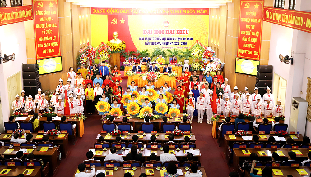 Phú Thọ: Ủy ban Mặt trận Tổ quốc huyện Lâm Thao tổ chức Đại hội đại biểu lần thứ XXVI- Ảnh 1.
