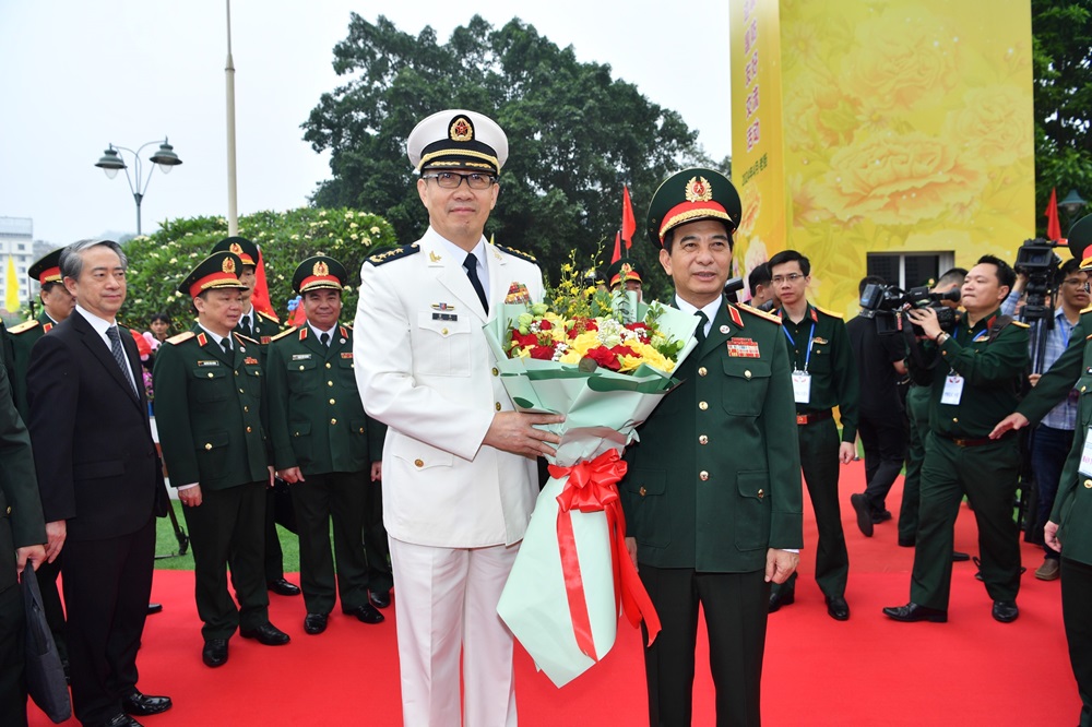 Đại tướng Phan Văn Giang đón người đồng cấp Trung Quốc trong khuôn khổ Giao lưu hữu nghị quốc phòng biên giới- Ảnh 3.