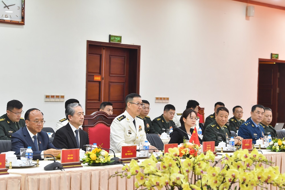 Đại tướng Phan Văn Giang đón người đồng cấp Trung Quốc trong khuôn khổ Giao lưu hữu nghị quốc phòng biên giới- Ảnh 6.