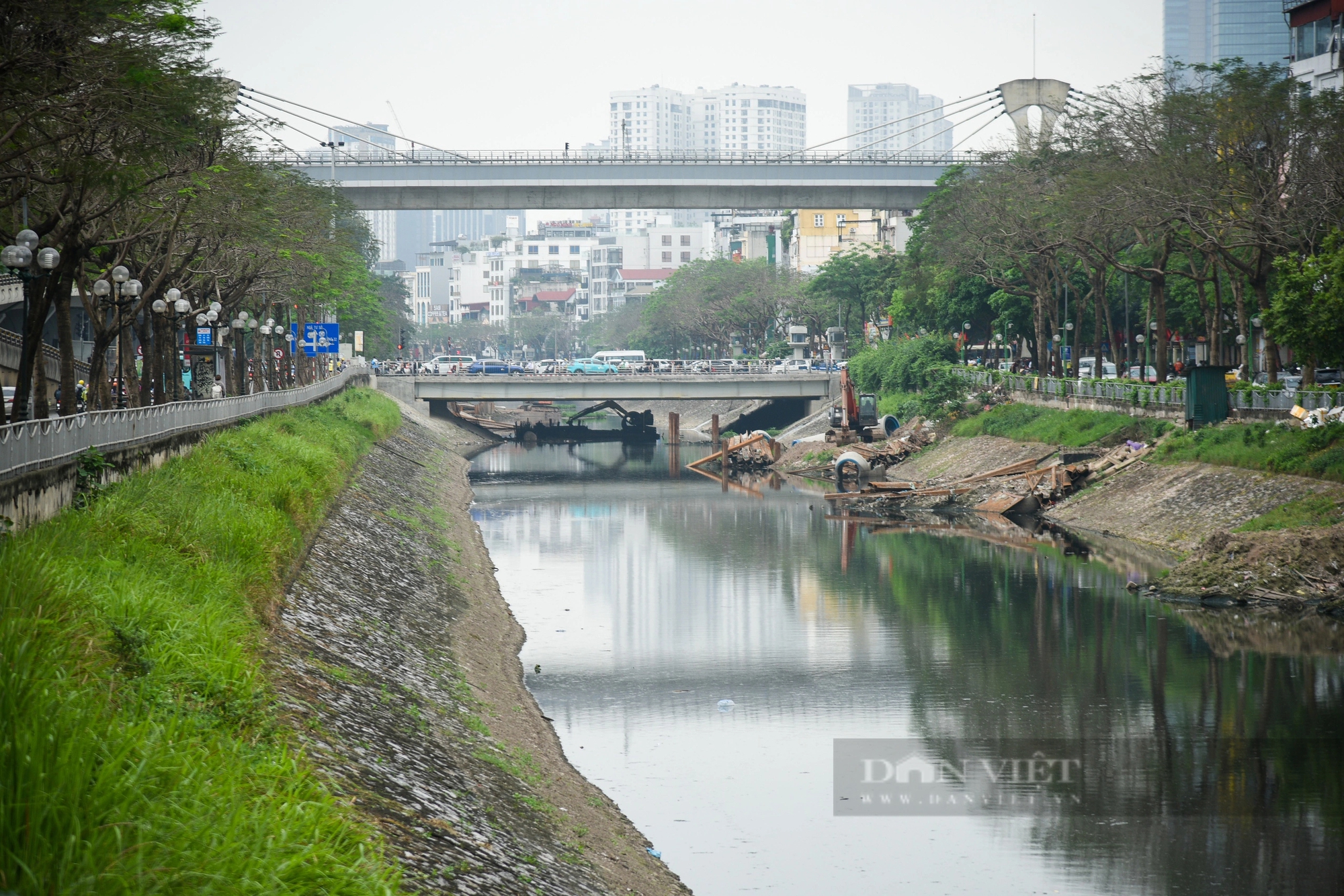 Hiện trạng 4 gói thầu dự án hồi sinh sông Tô Lịch, nơi gần hoàn thành nơi chậm tiến độ- Ảnh 5.
