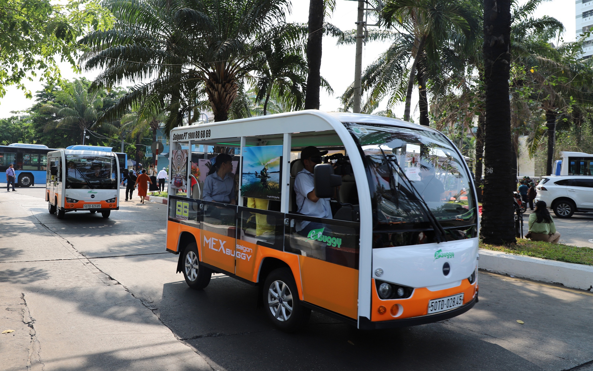 TP.HCM: Ra mắt xe điện phục vụ khách du lịch, giá vé cao nhất 250.000 đồng