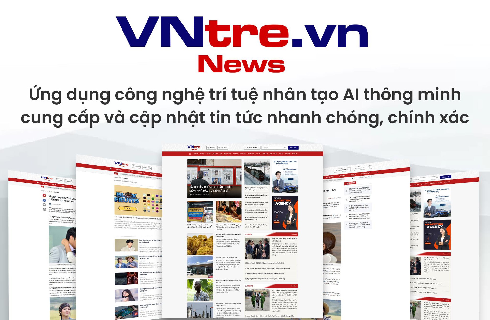 Cập nhật tin tức nóng hổi từng giây với trang tin điện tử ứng dụng AI VNtre.vn- Ảnh 1.