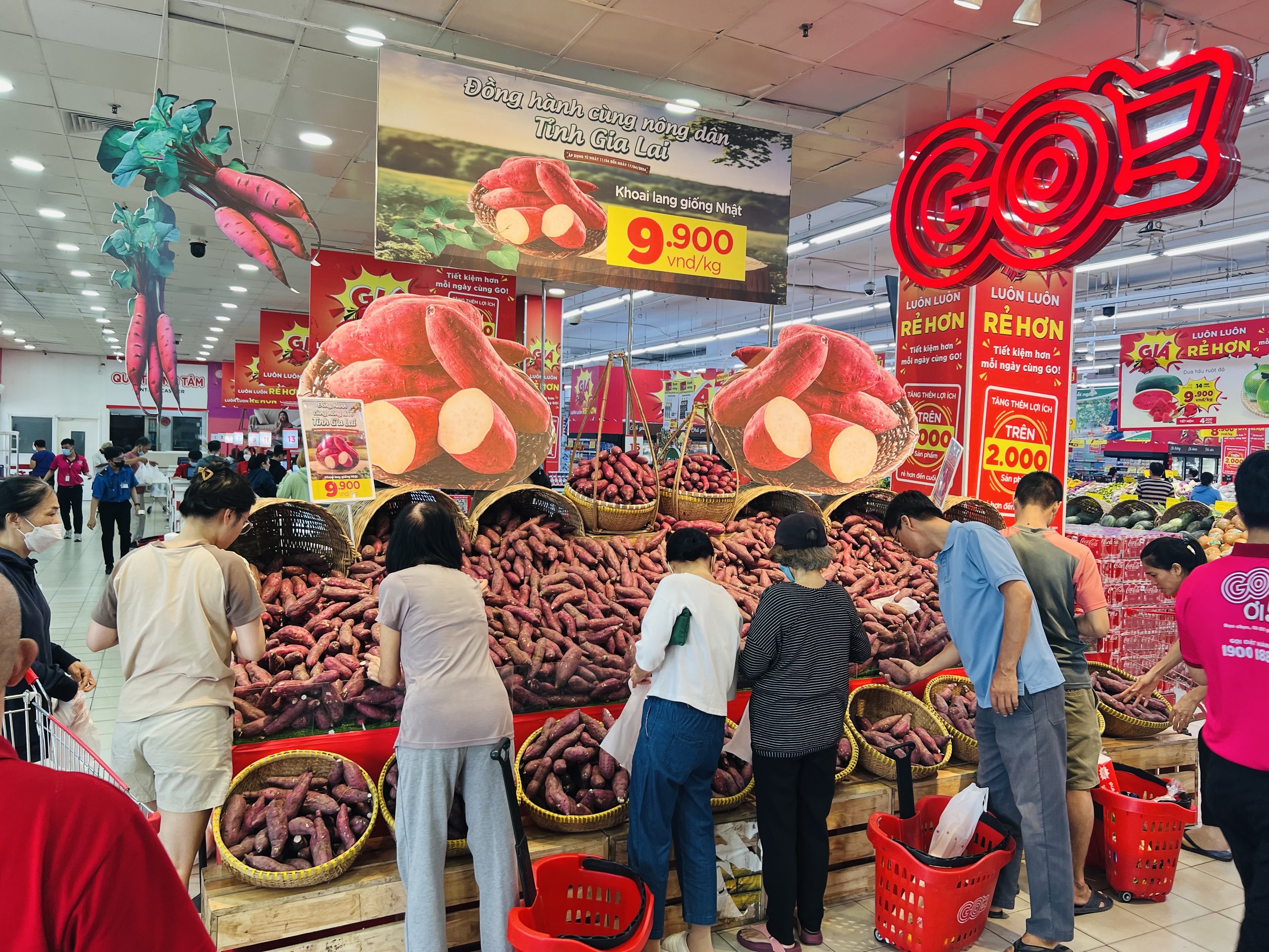 Siêu thị bán khoai lang Nhật không lợi nhuận để hỗ trợ đầu ra cho nông dân- Ảnh 2.
