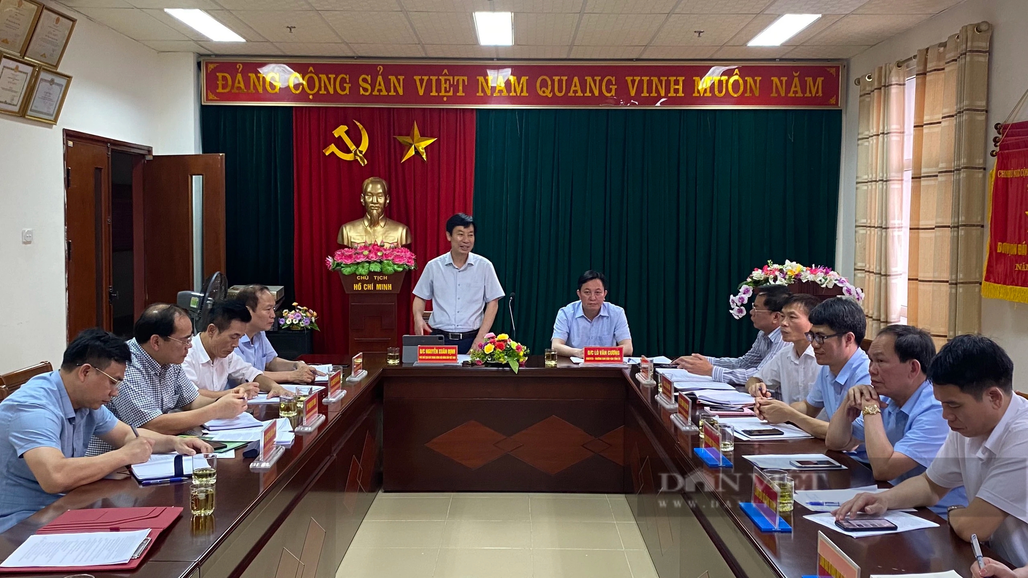 Làm việc tại Lai Châu, Phó Chủ tịch Hội NDVN Nguyễn Xuân Định gợi mở 3 vấn đề cần tạo đột phá- Ảnh 1.
