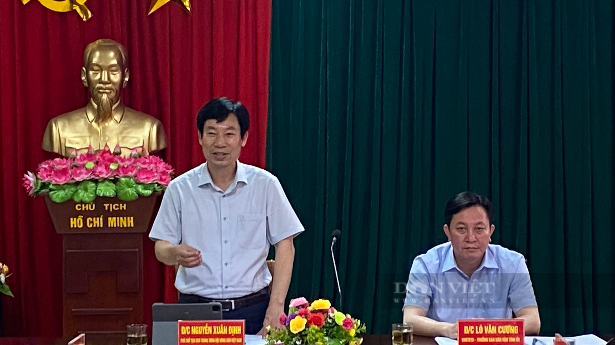Làm việc tại Lai Châu, Phó Chủ tịch Hội NDVN Nguyễn Xuân Định gợi mở 3 vấn đề cần tạo đột phá- Ảnh 6.
