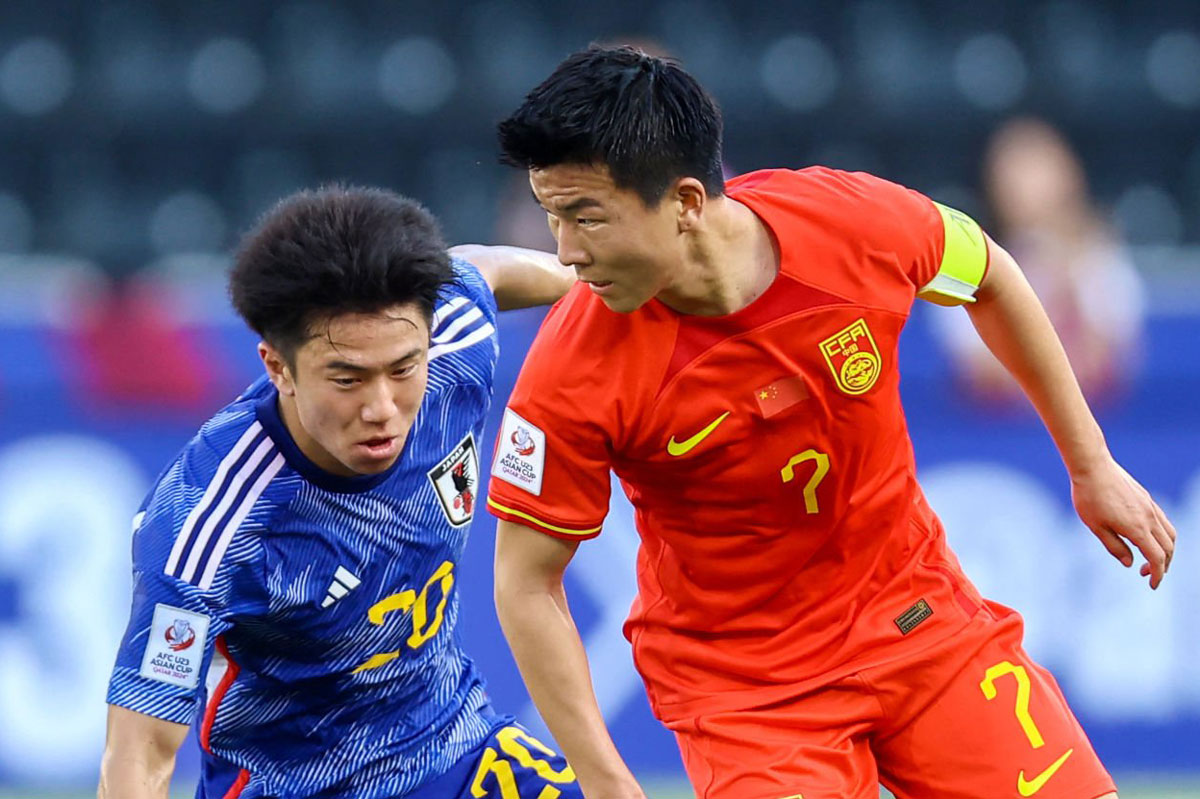 Kết quả VCK U23 châu Á 2024: Chơi hơn người, U23 Trung Quốc vẫn để thua U23 Nhật Bản- Ảnh 1.